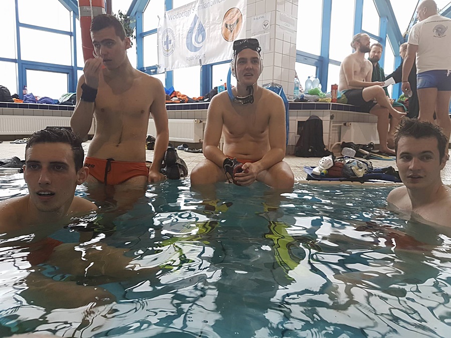 Hokej pod wodą Walenie Bełchatów  2016